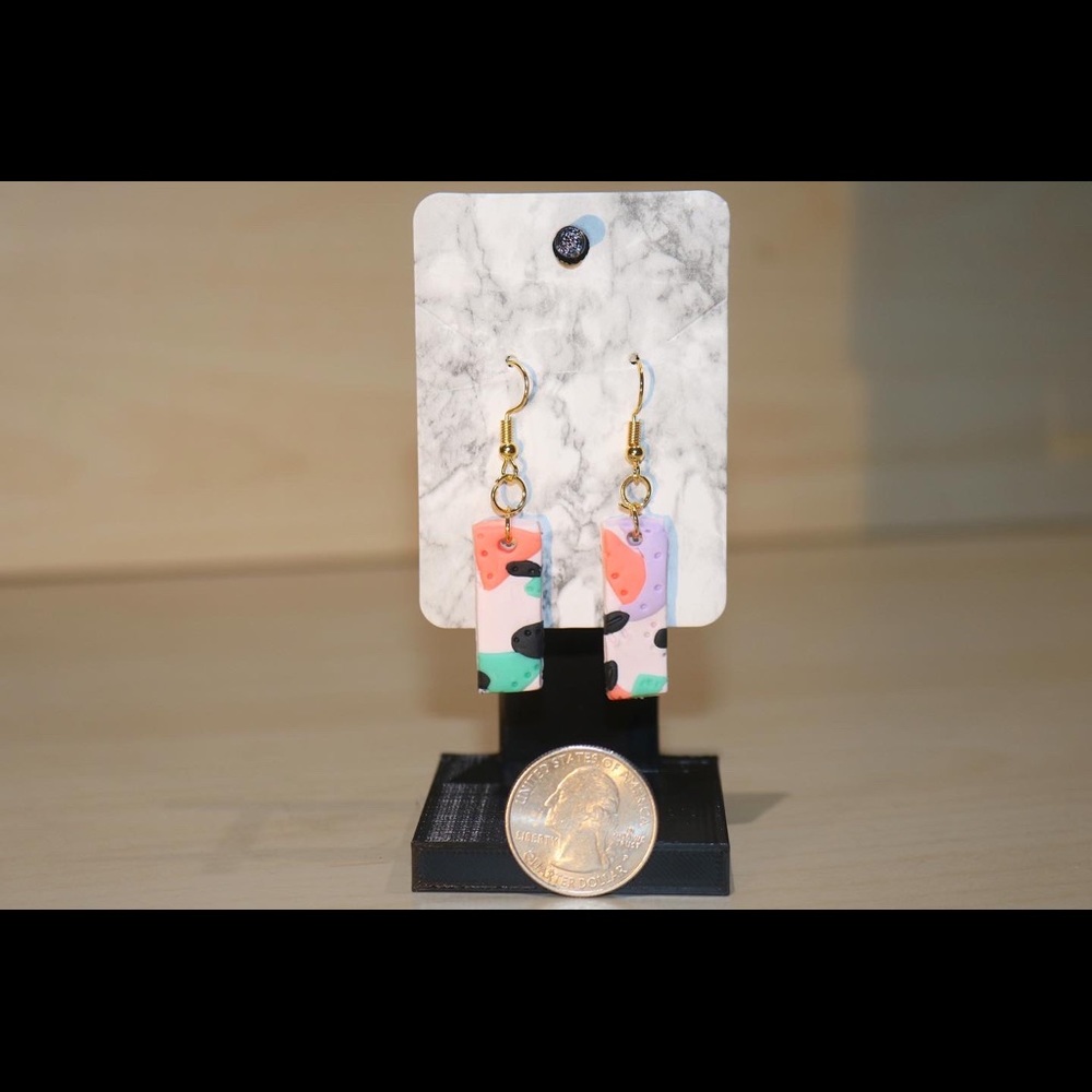 Handmade 90s inspired statement earrings!